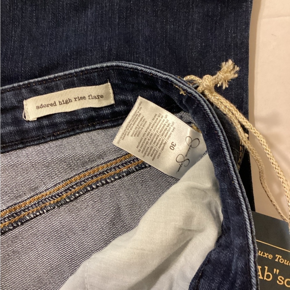 Jessica Simpson Adored High Rise Flare Jeans Size 30X30 - Picture 5 of 11
